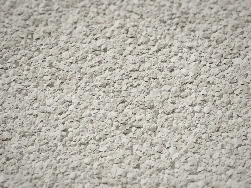 White marble texture paint on a finished wall, close-up