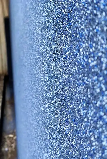 Close-up of blue-grey marble texture on a column